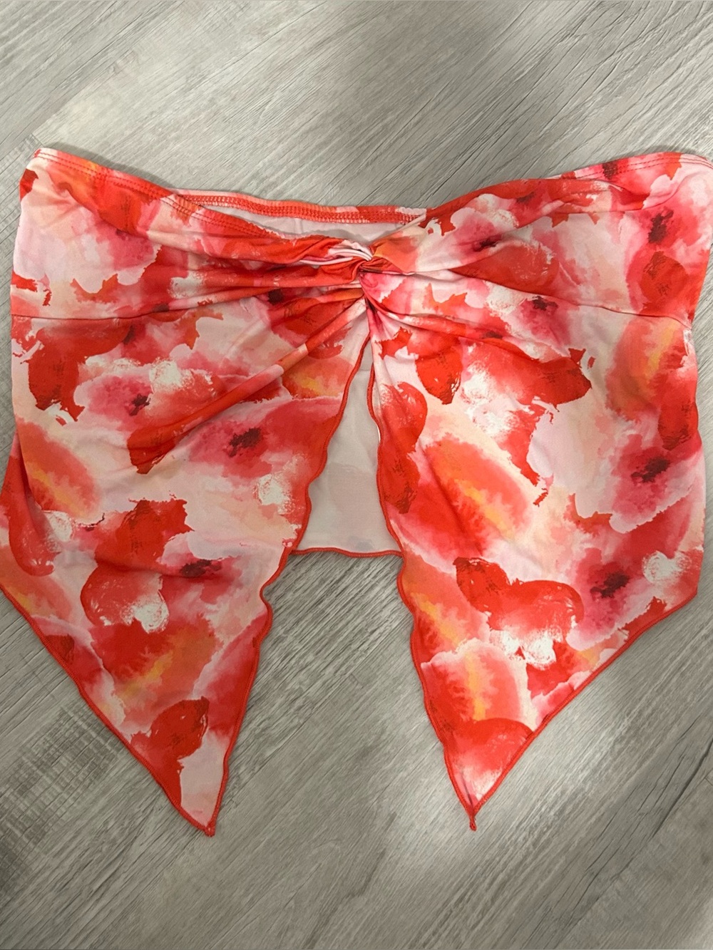 shein floral tube top